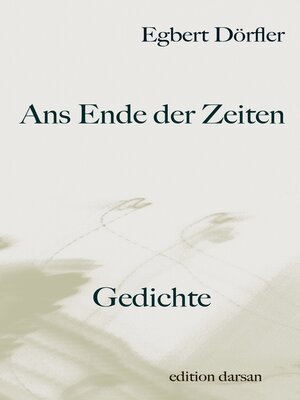 cover image of Ans Ende der Zeiten